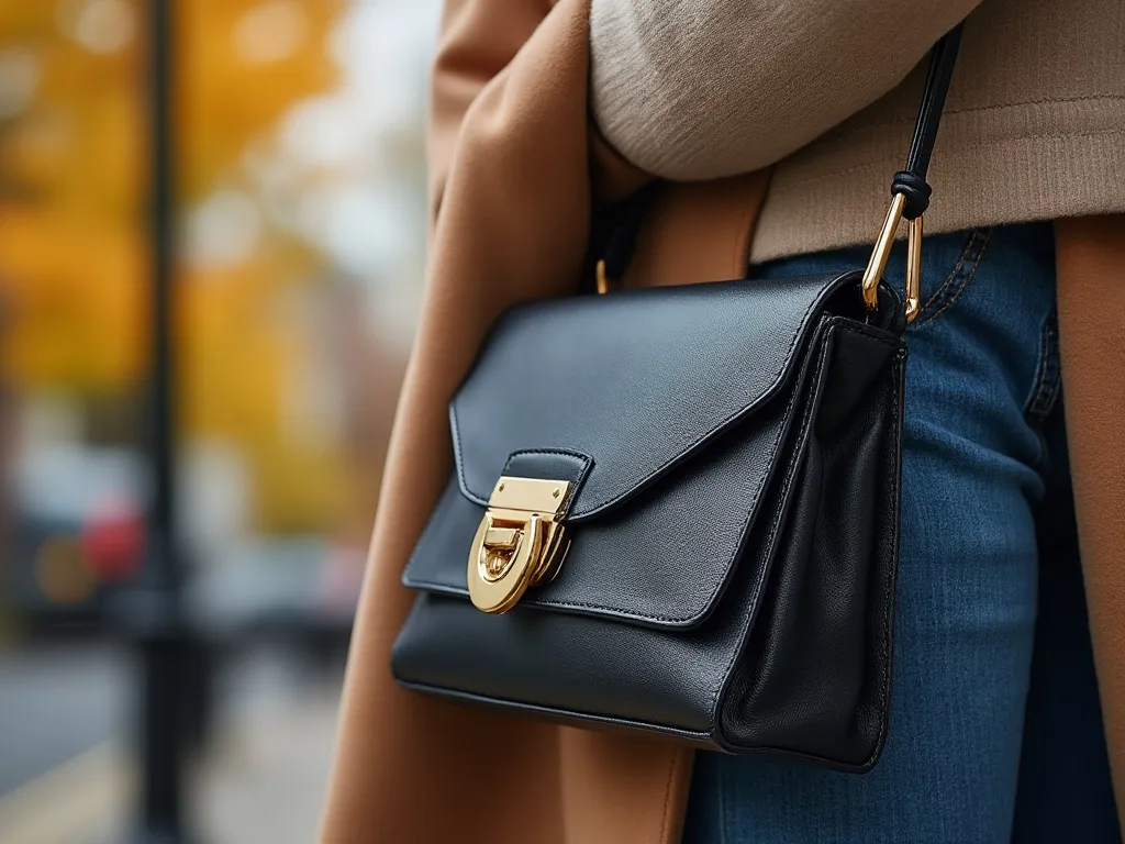Black handbags Clutched