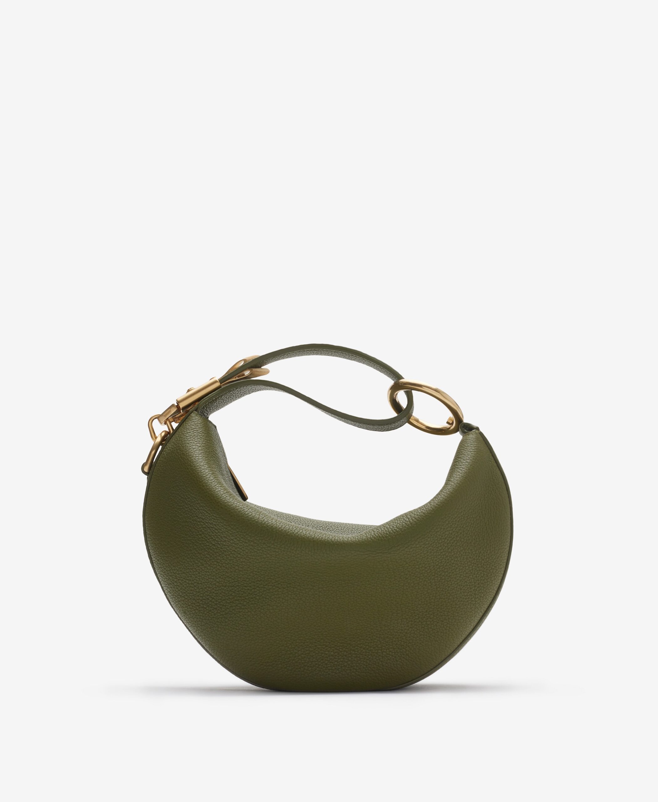 Burberry Knight Leather Arc Bag in Pond Green