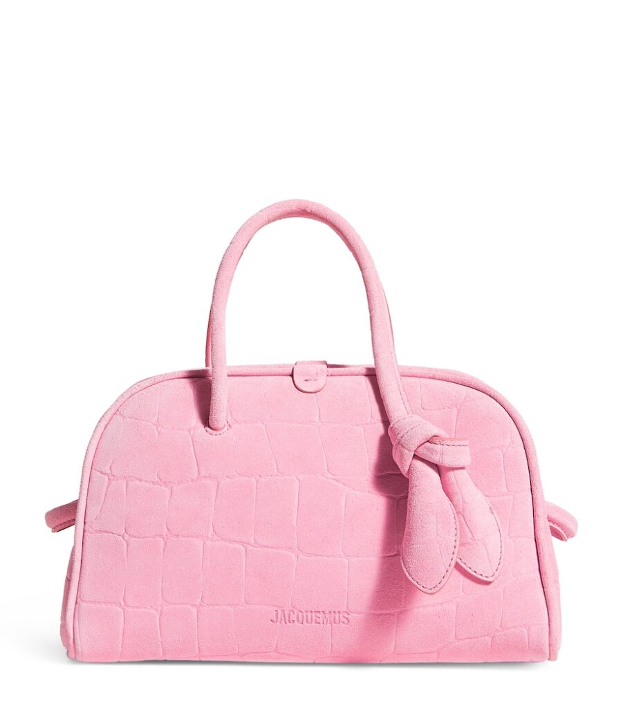 Jacquemus Leather Le Turismo Petite Shoulder Bag in Light Pink