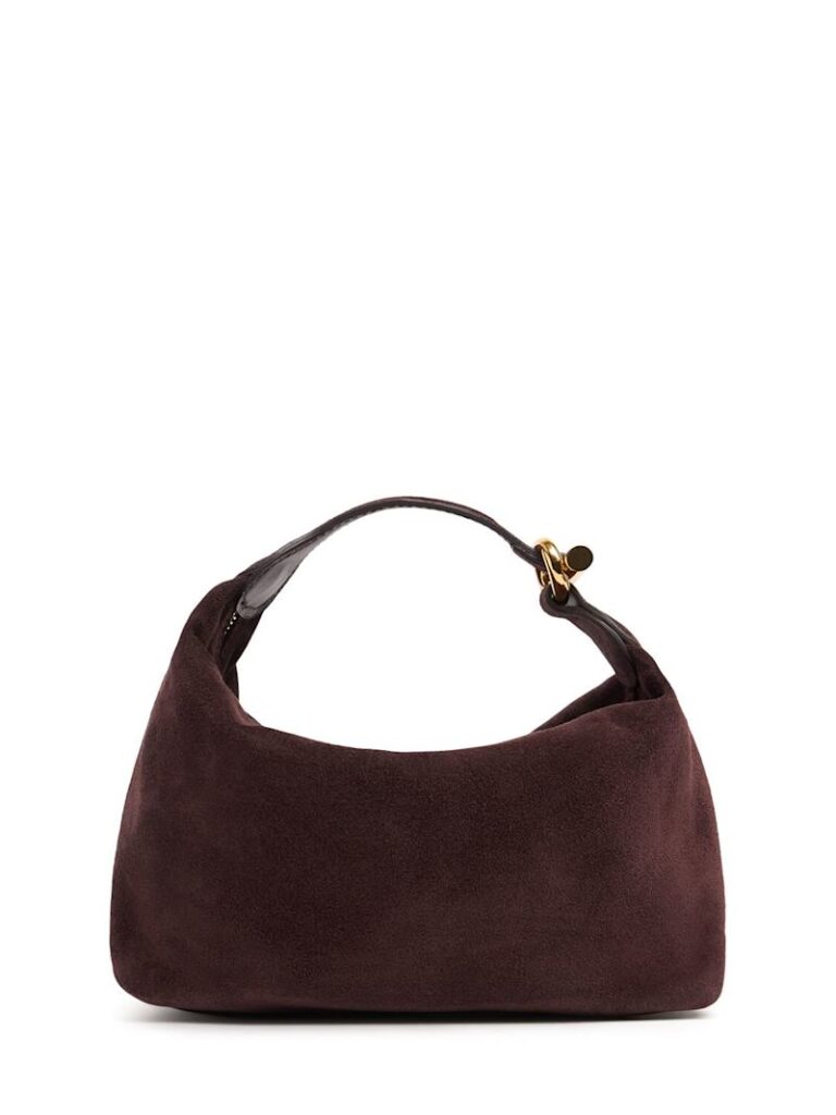 Liffner Micro Pillow Amarone Suede Pouch Bag