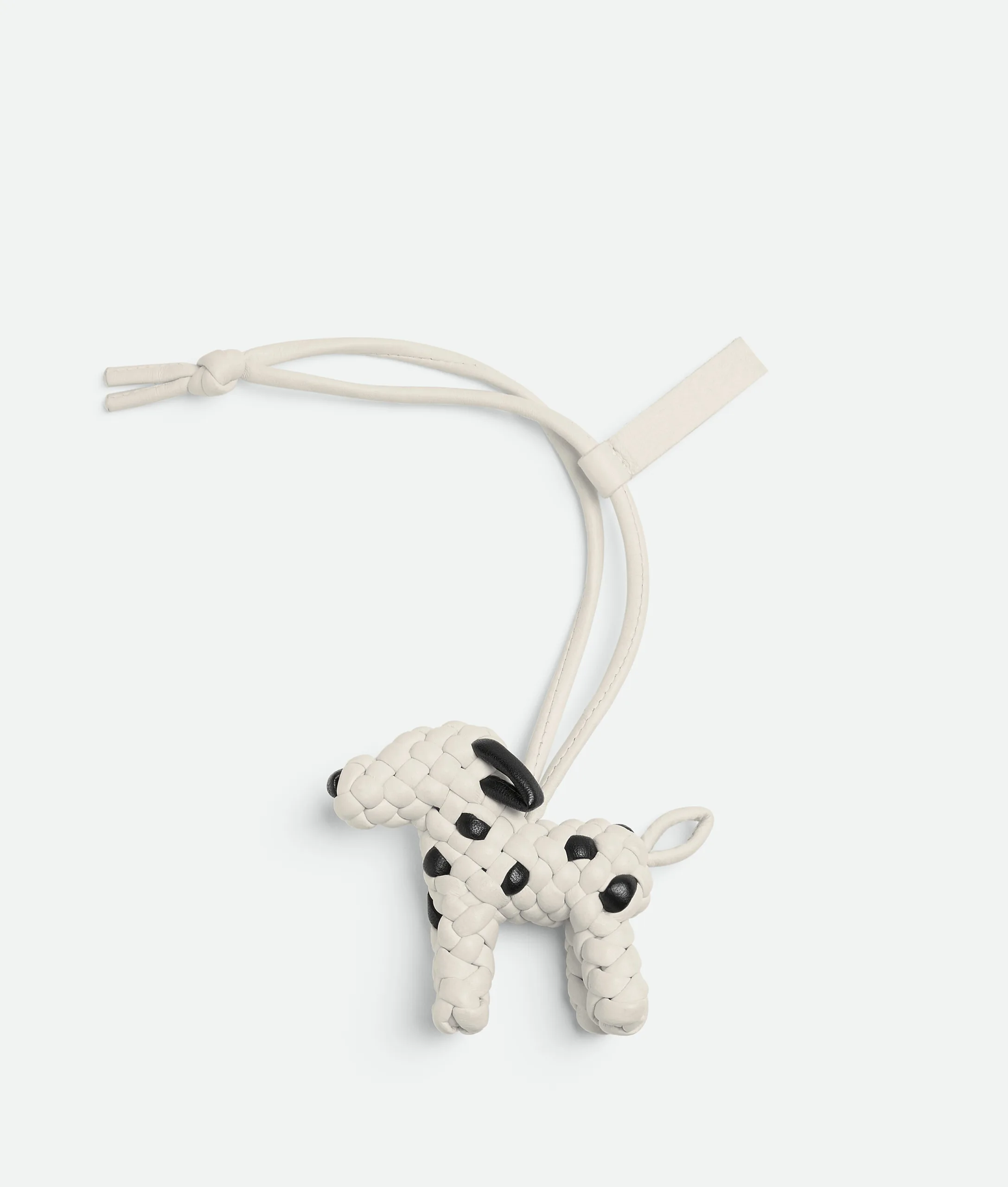Bottega Veneta Intreccio Leather Bag Dog Charm