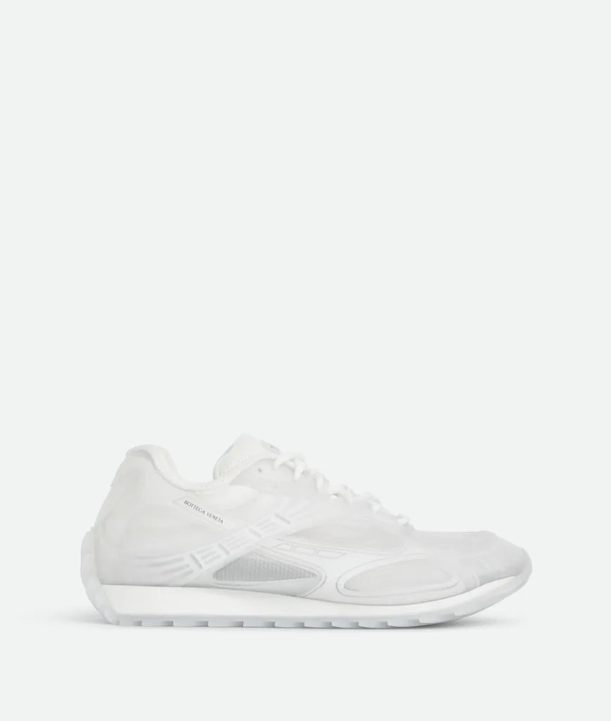 Bottega Veneta Womens Orbit Glass White Trainers Runner Sneakers