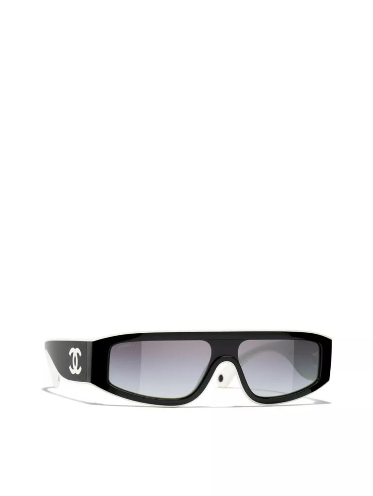 Chanel Shield Frame Black Sunglasses