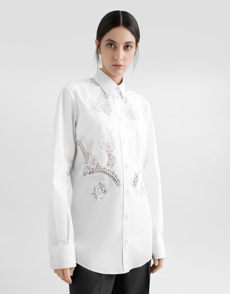 Dolce Gabbana Cotton Poplin Shirt for Women