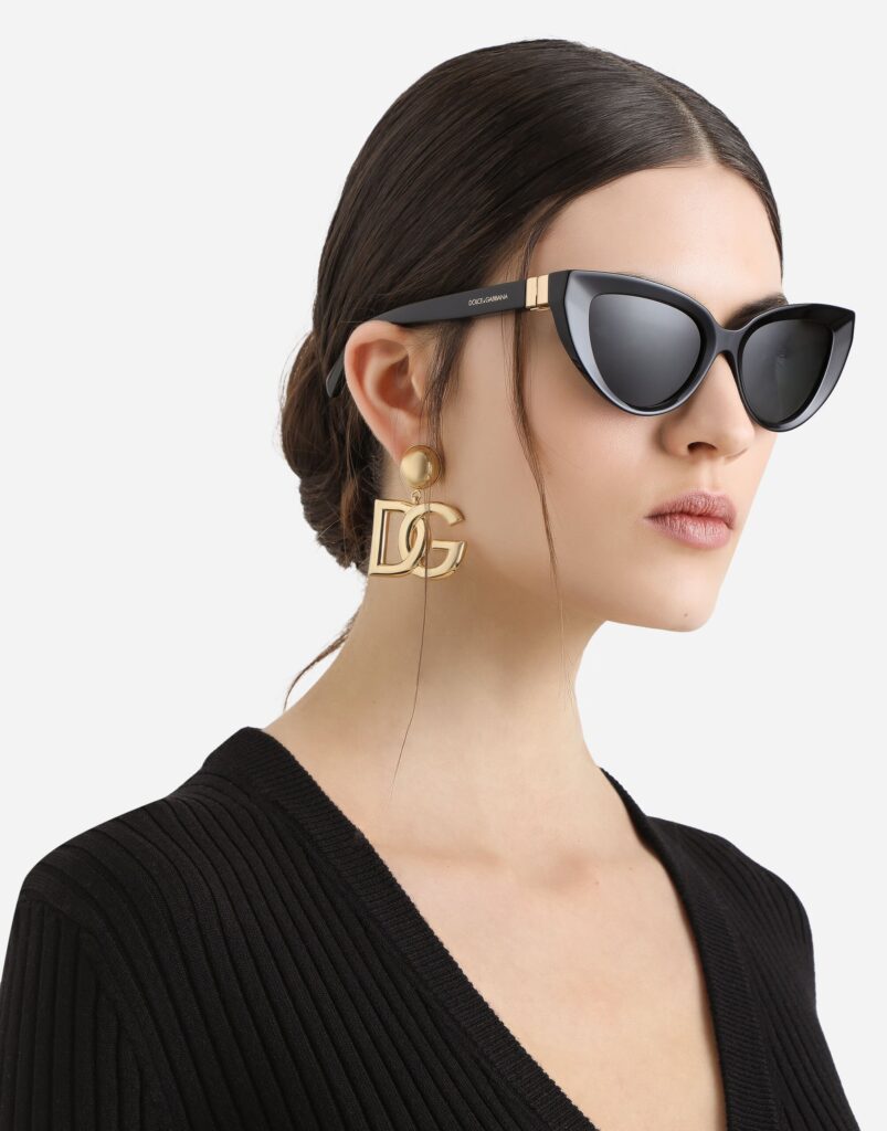 Dolce & Gabbana DG Hinge Black Sunglasses