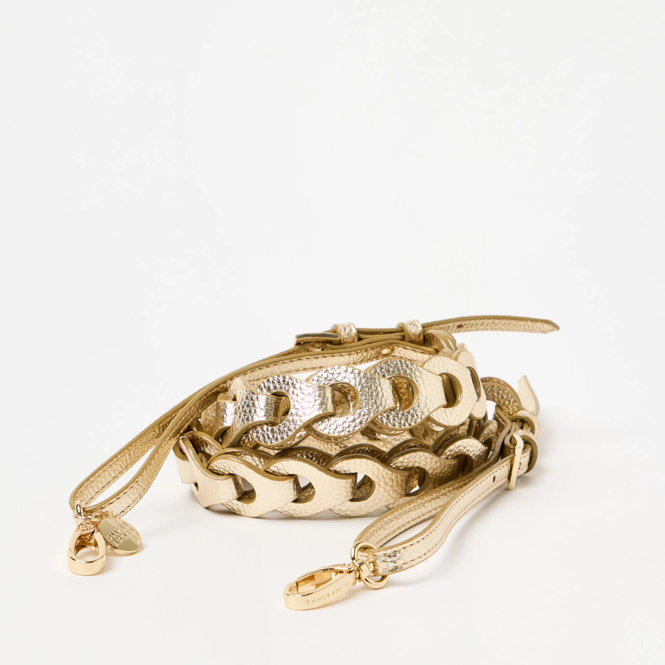 Oliver Bonas Paddie Gold Chain Crossbody Bag Strap