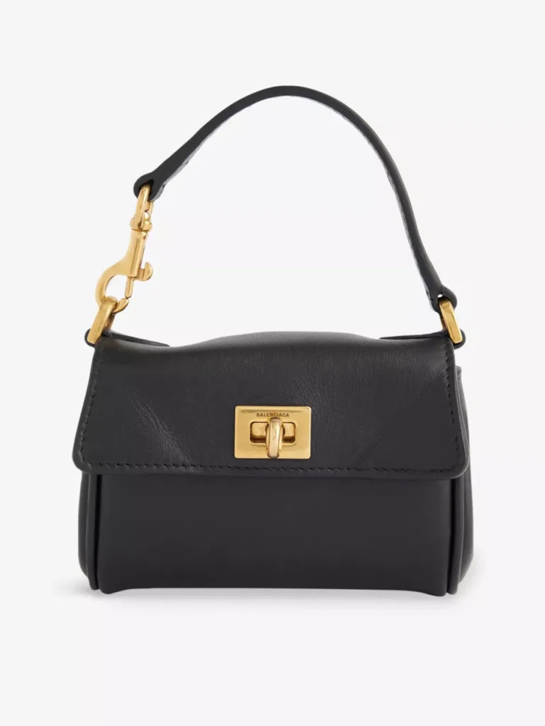 Balenciaga Rodeo Black Micro Leather Top-Handle Bag