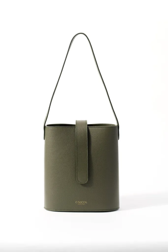 C.Nicol Holly 2.0 Bucket Bag in Pine Leather