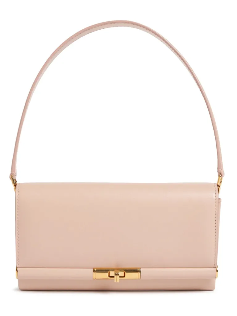 Dolce & Gabbana Marlene Palmellato Nudo Leather Wallet Bag