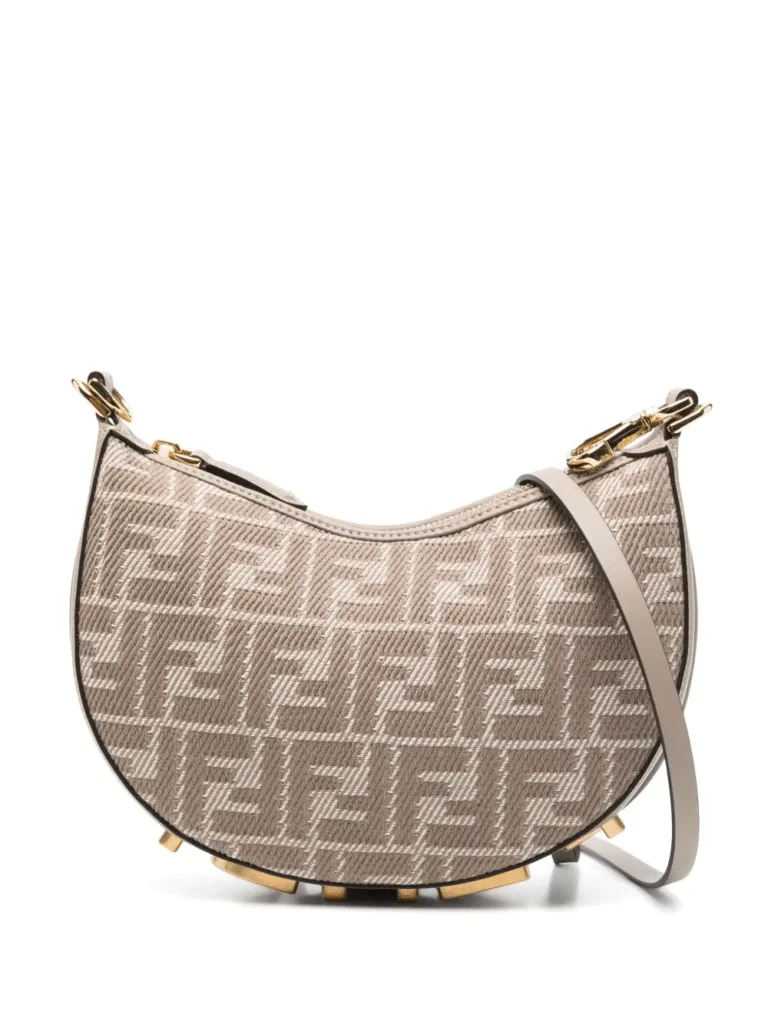 Fendi Fendigraphy Light Brown Crossbody Bag