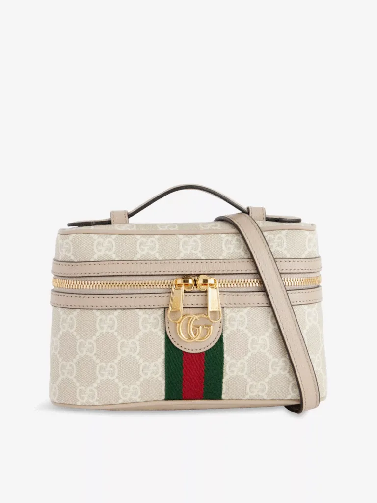 Gucci Ophidia Super Mini Monogram Canvas Shoulder Bag