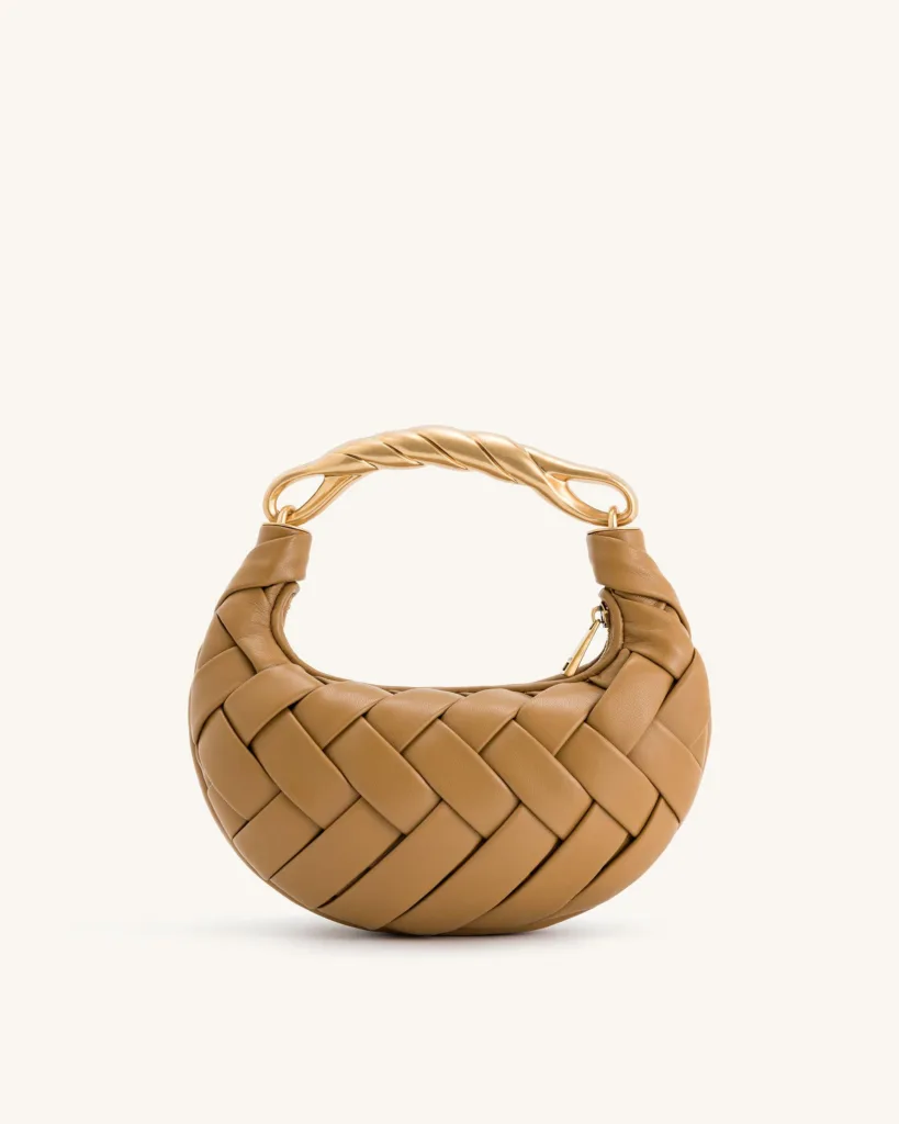 JW Pei Orla Brown Weave Handbag