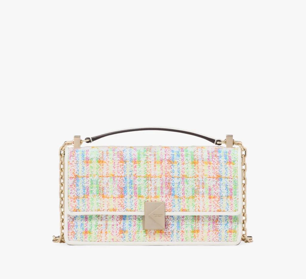 Kate Spade Multicolour Deco Tweed Mini Crossbody Bag
