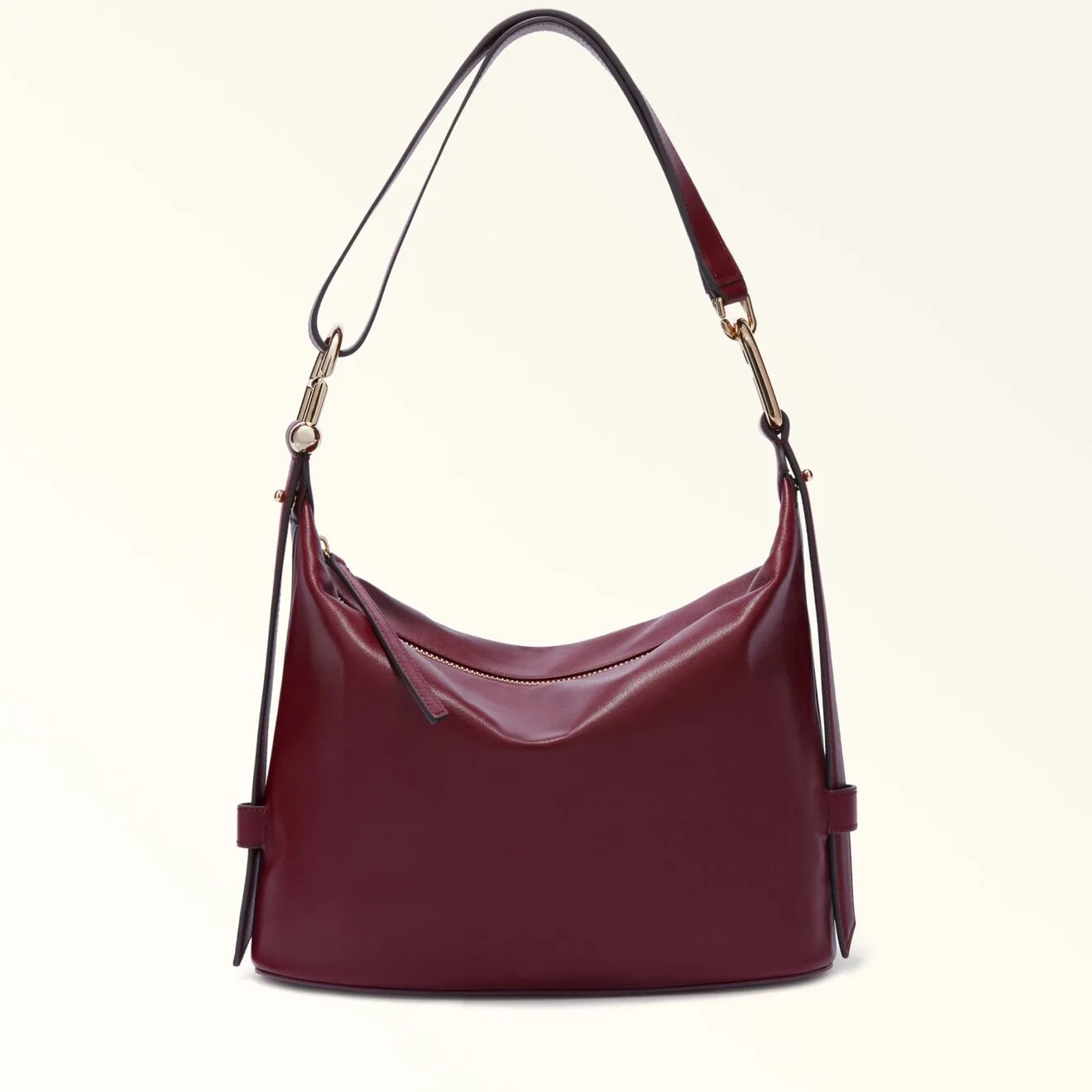 Furla Nuvola Ribes G Leather Hobo Bag