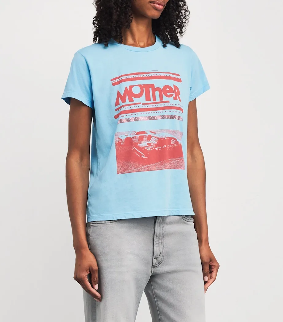 Mother Racecar Cotton Goodie Goodie Blue T-Shirt