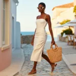 Woven Handbags Summer Style Clutched UK