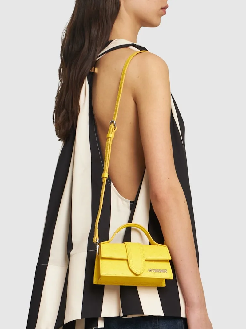 Jacquemus Le Bambino Yellow Leather Bag