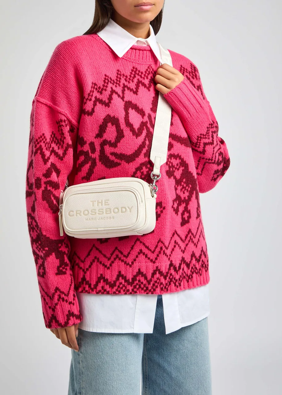 Marc Jacobs The Crossbody White Leather Crossbody Bag