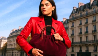 Burgundy Bags for Women Clutched.co.uk