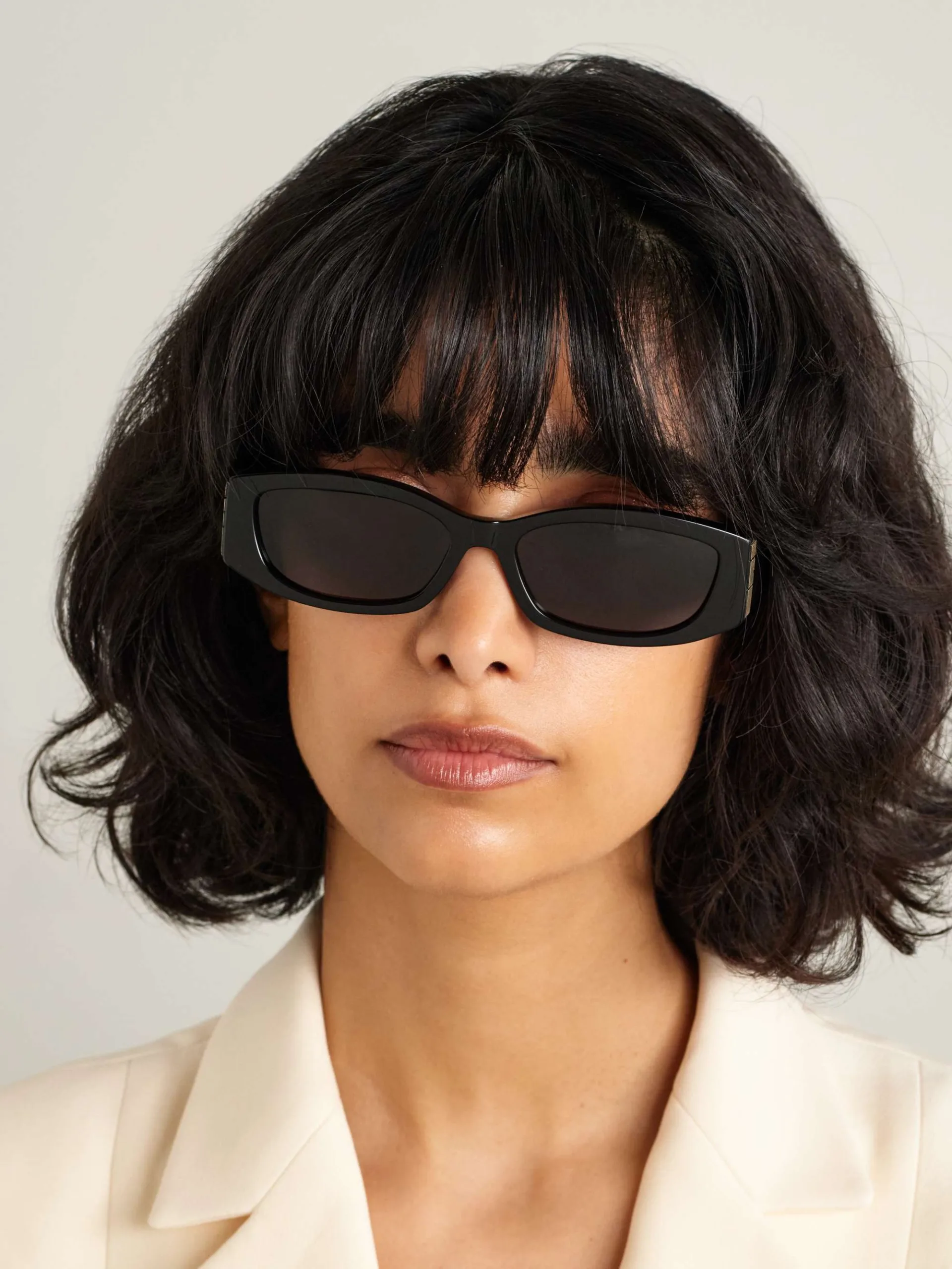 Dior DiorGraphique S1i Black Rectangular Sunglasses