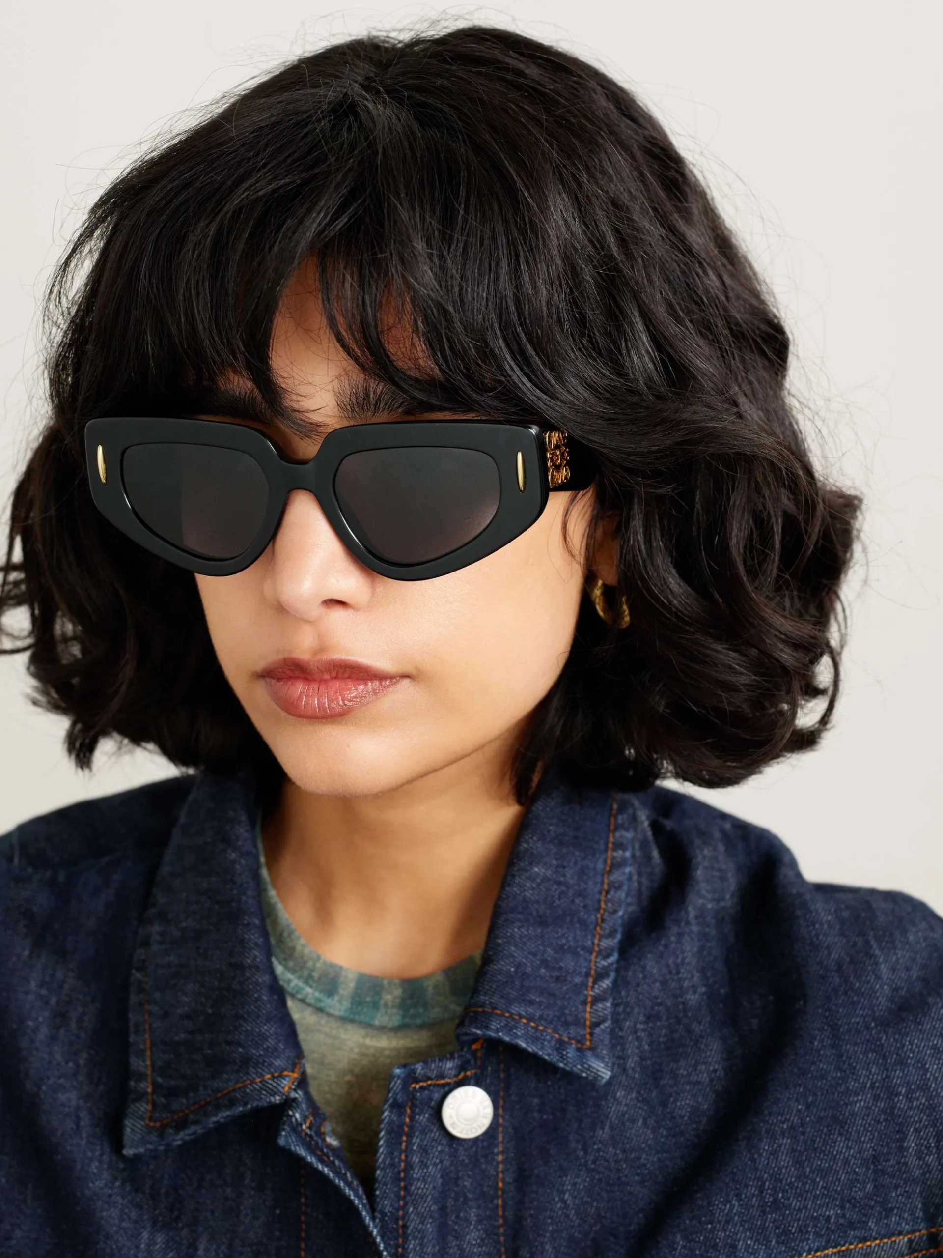 Loewe Anagram Cat-Eye Acetate Sunglasses