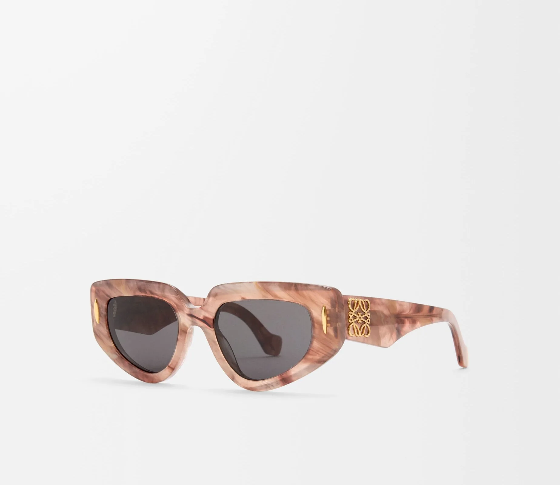 Loewe Small Butterfly Screen Marble Dark Pink Sunglasses