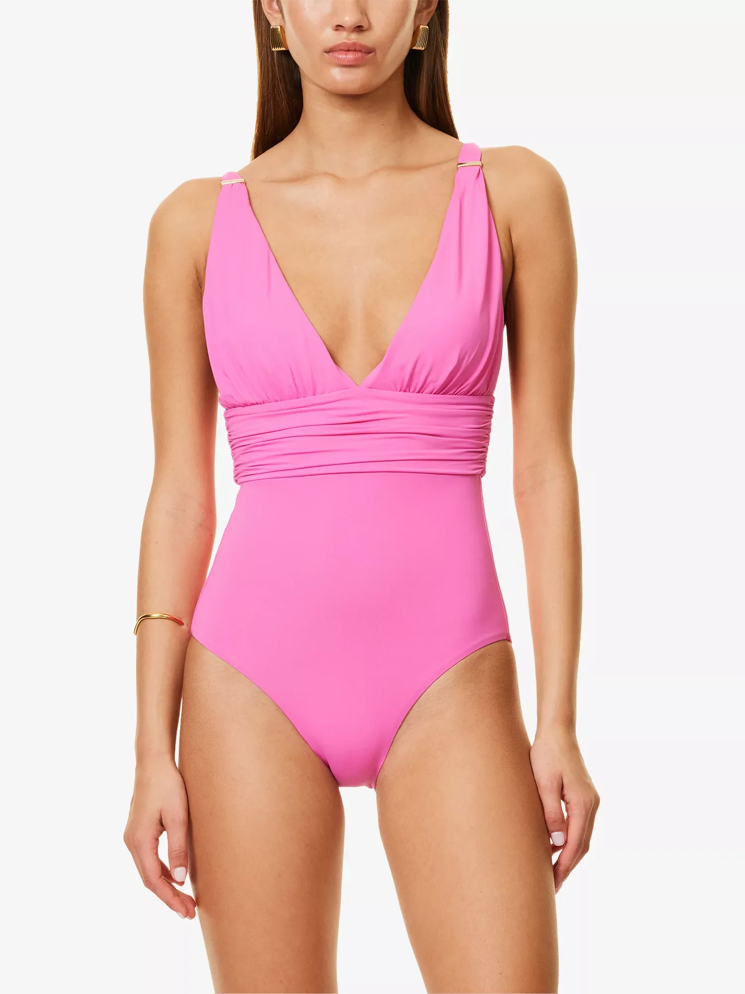 Melissa Odabash Panarea V-Neck Watermelon Swimsuit