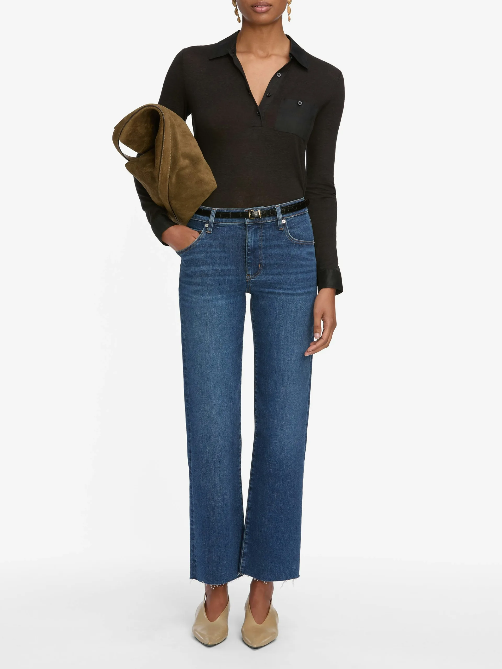 FRAME The Mellow Elixir Raw After Denim Jeans