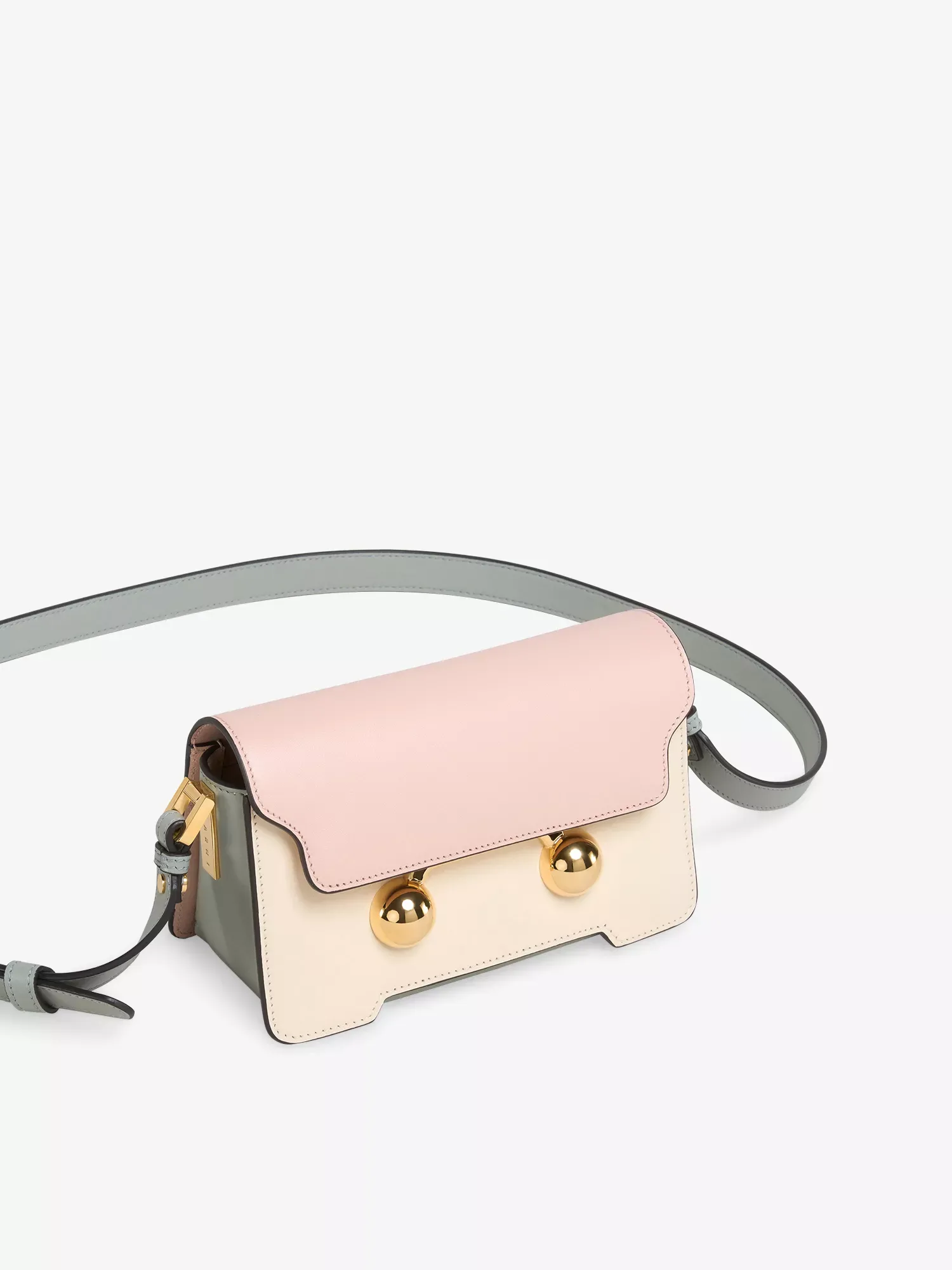 Marni Trunkaroo Mini Leather Shoulder Bag