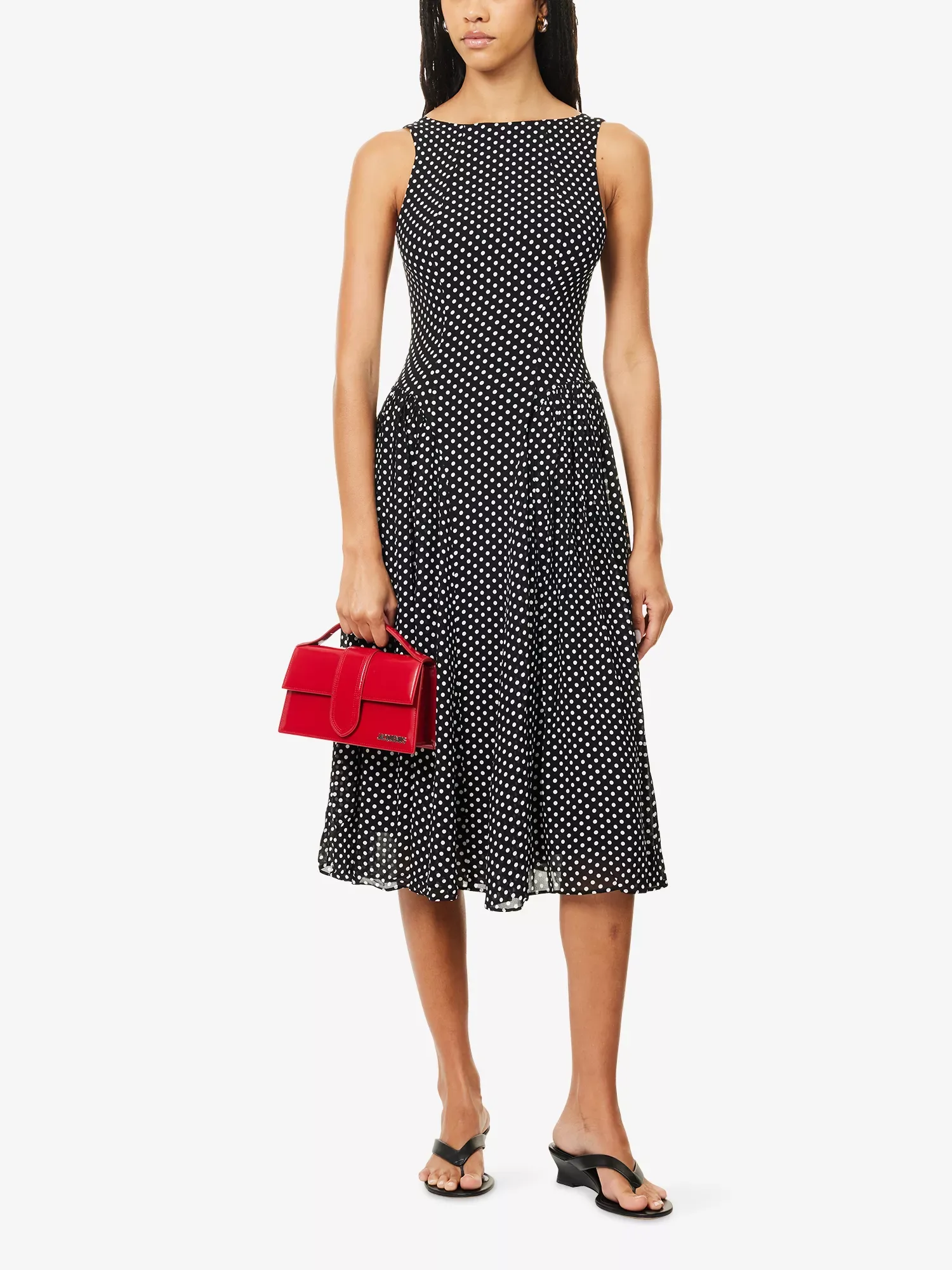 Reformation Anelis Woven Midi Dress