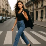 Women's Blue Denim Jeans Clutched.co.uk