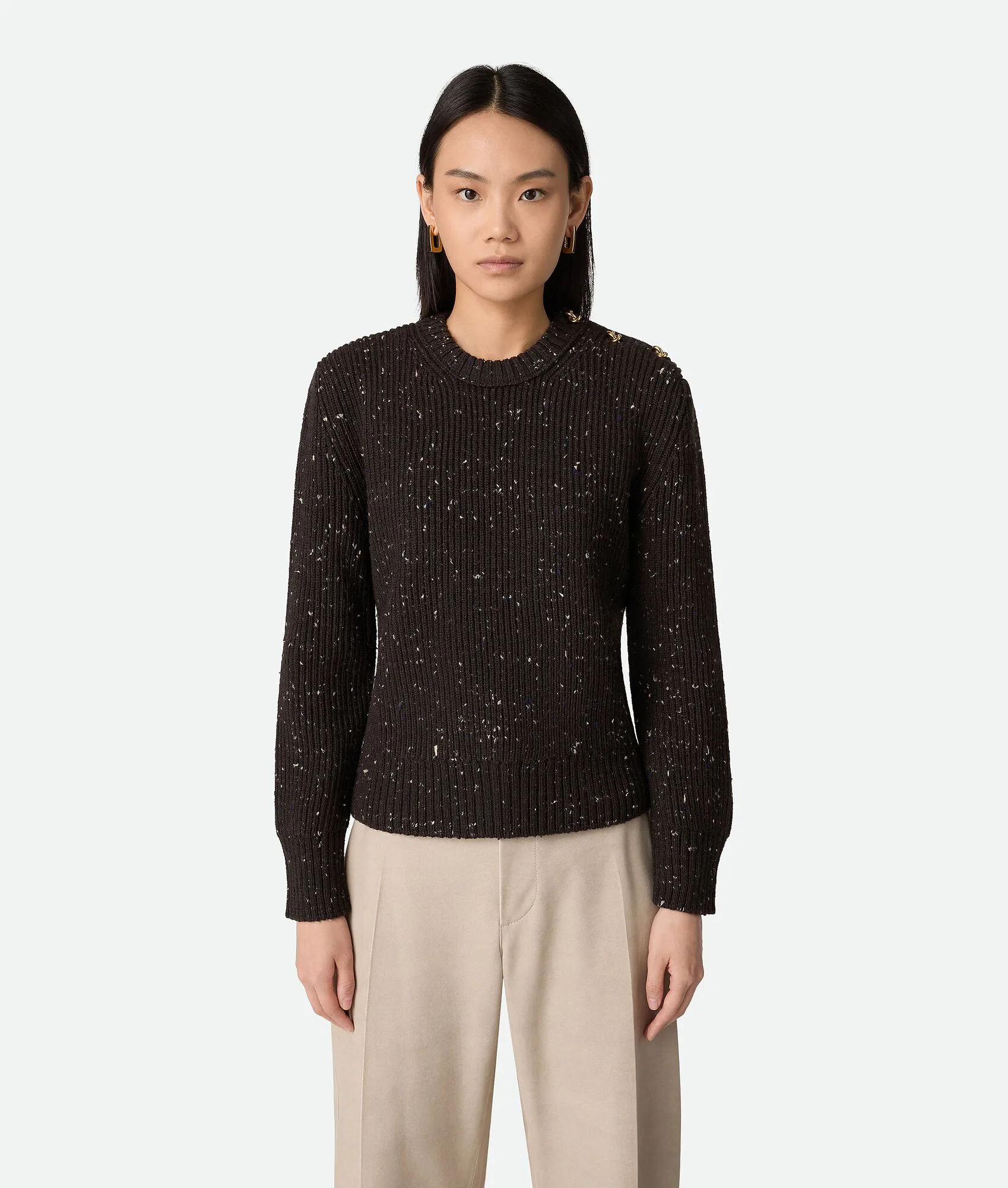 Bottega Veneta Wool English Rib Fondant Jumper