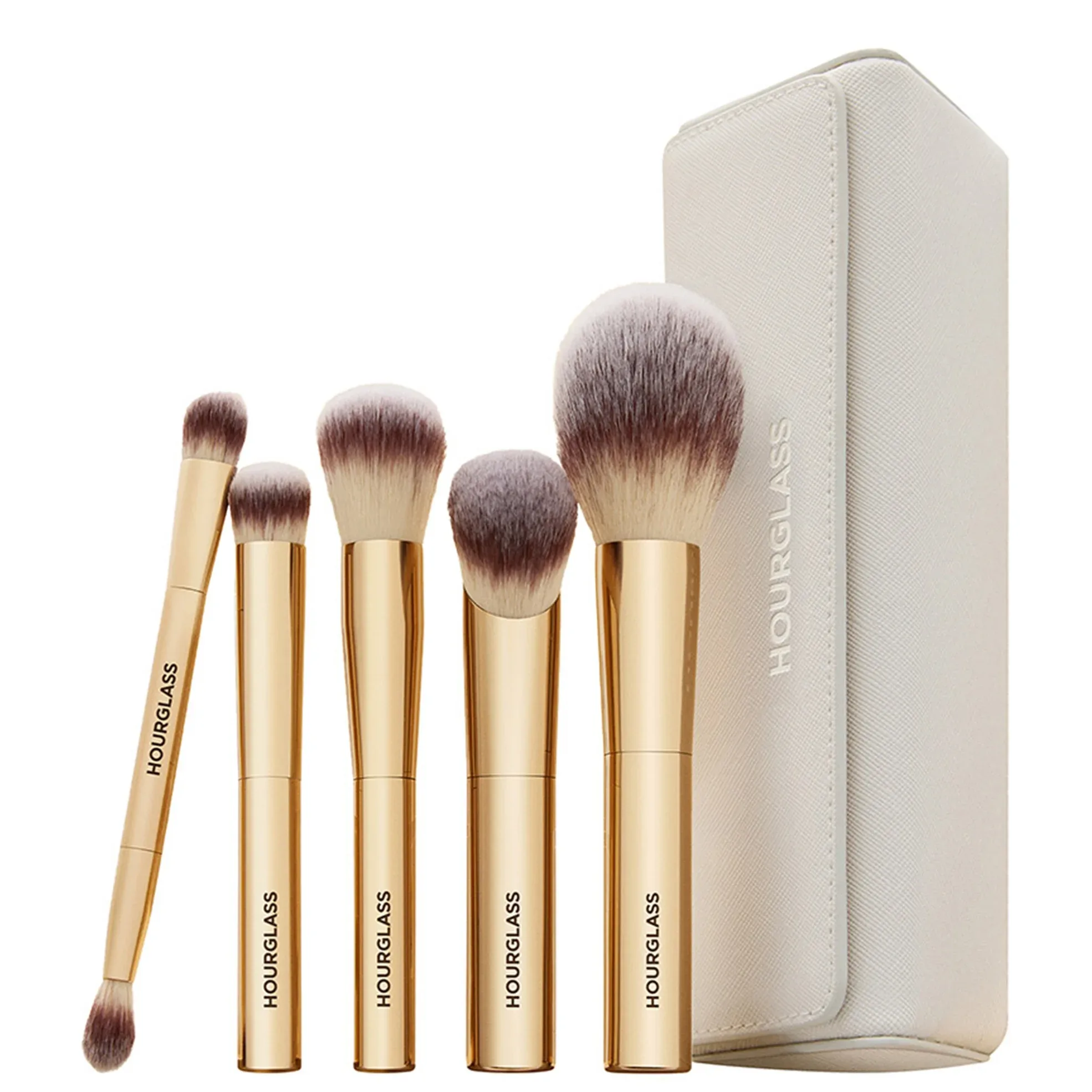 Hourglass Face & Eye Travel Brush Set