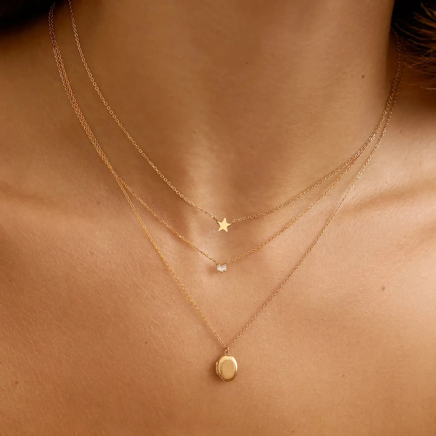 Lily & Roo Gold Tiny Star Necklace
