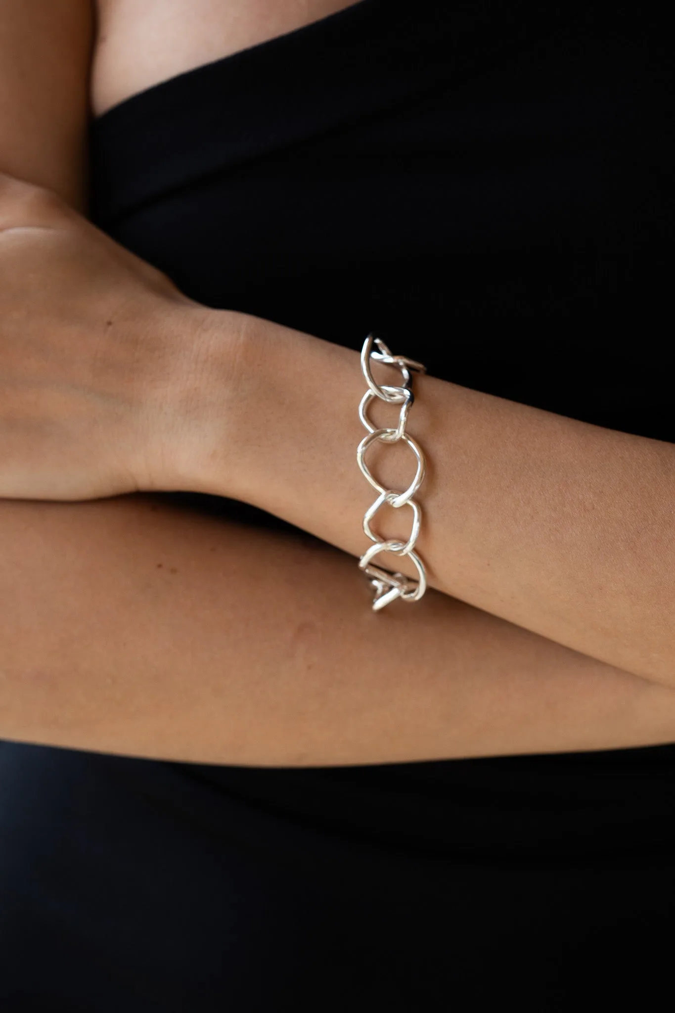 YSSO Cleos Single Chain Bracelet in Sterling Silver