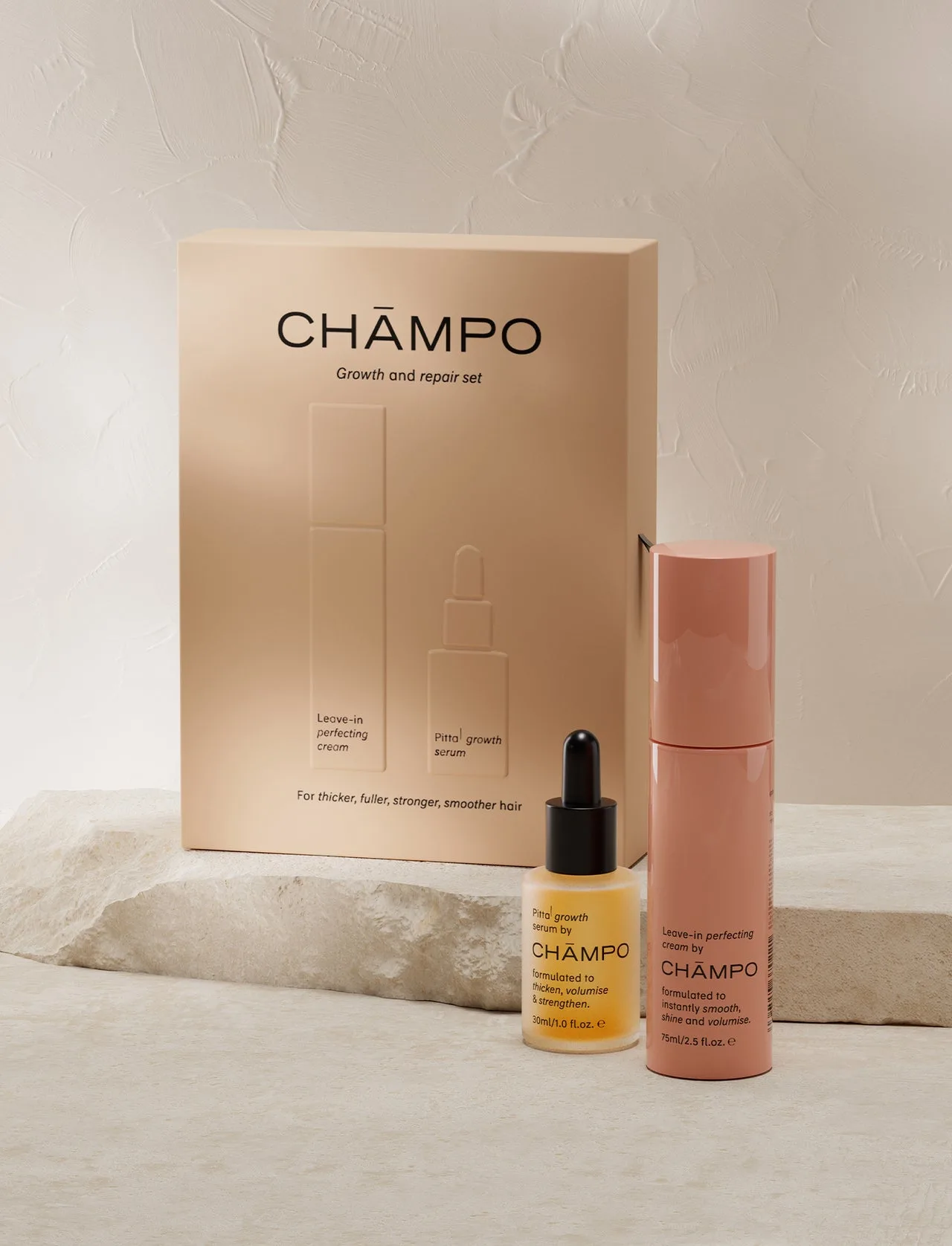 Chāmpo Hair Care Growth Repair Gift Set