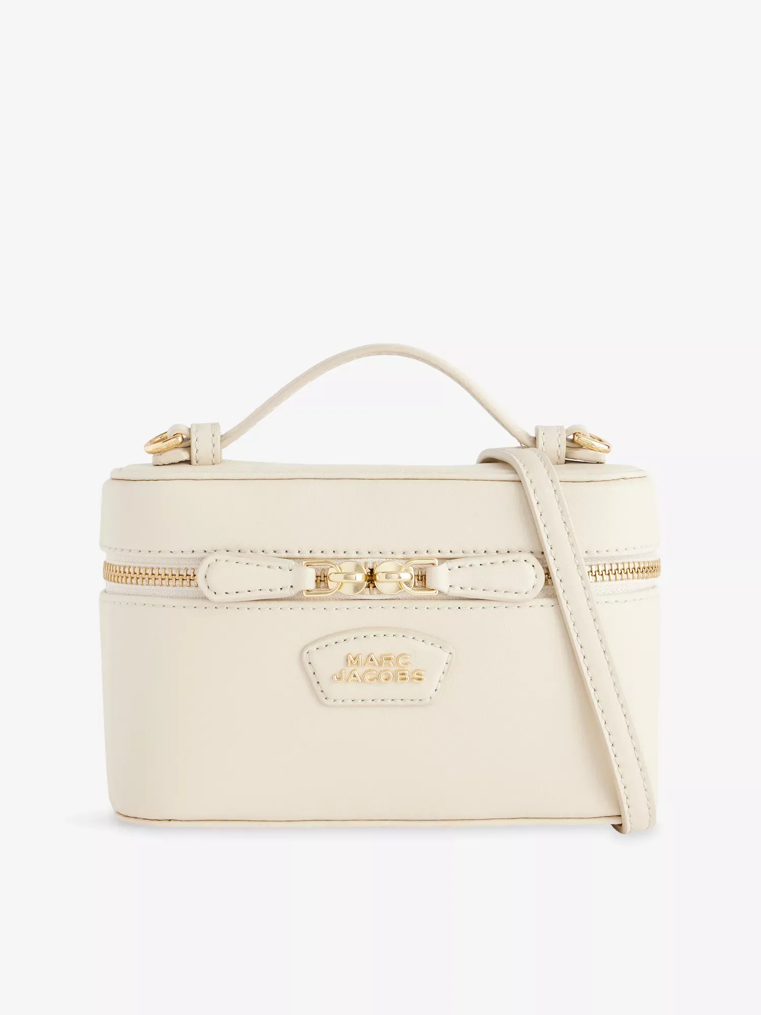 Marc Jacobs The Everyday Vanity Cloud White Leather Crossbody Bag
