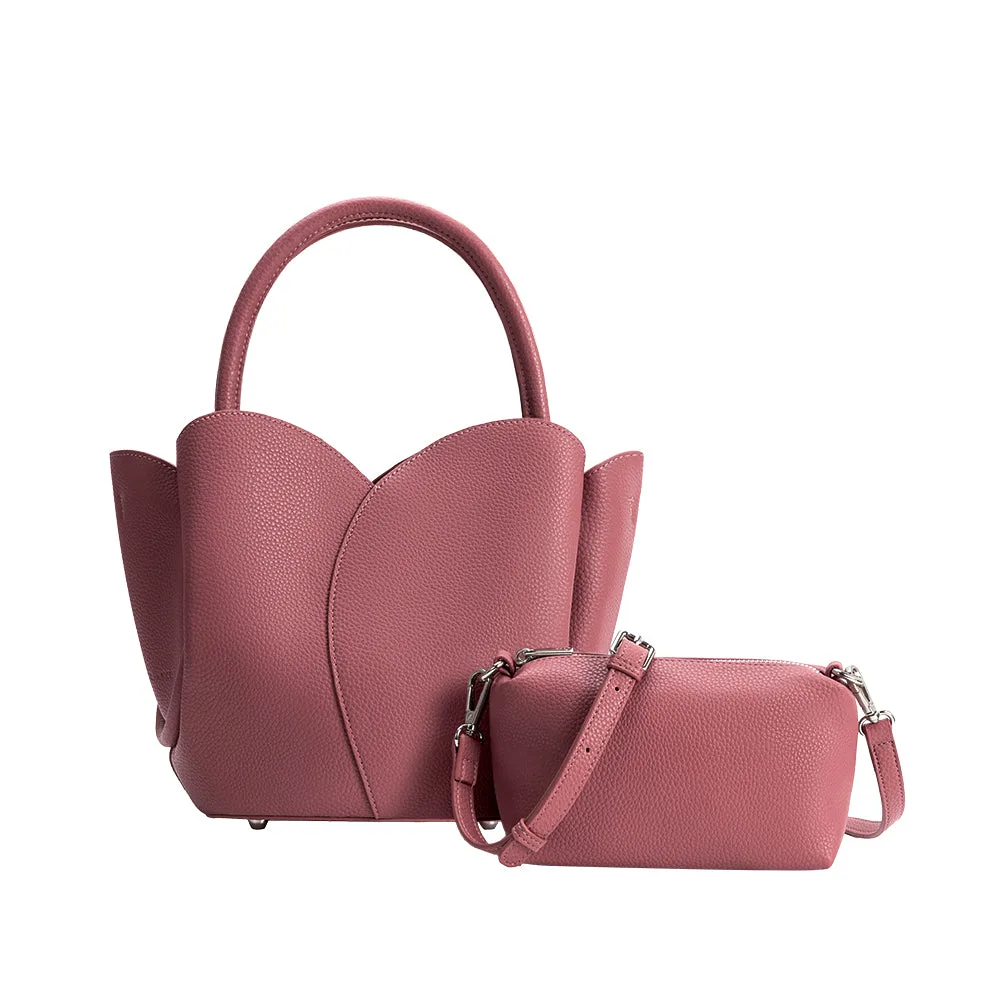 Melie Bianco Mauve Tulip Bag
