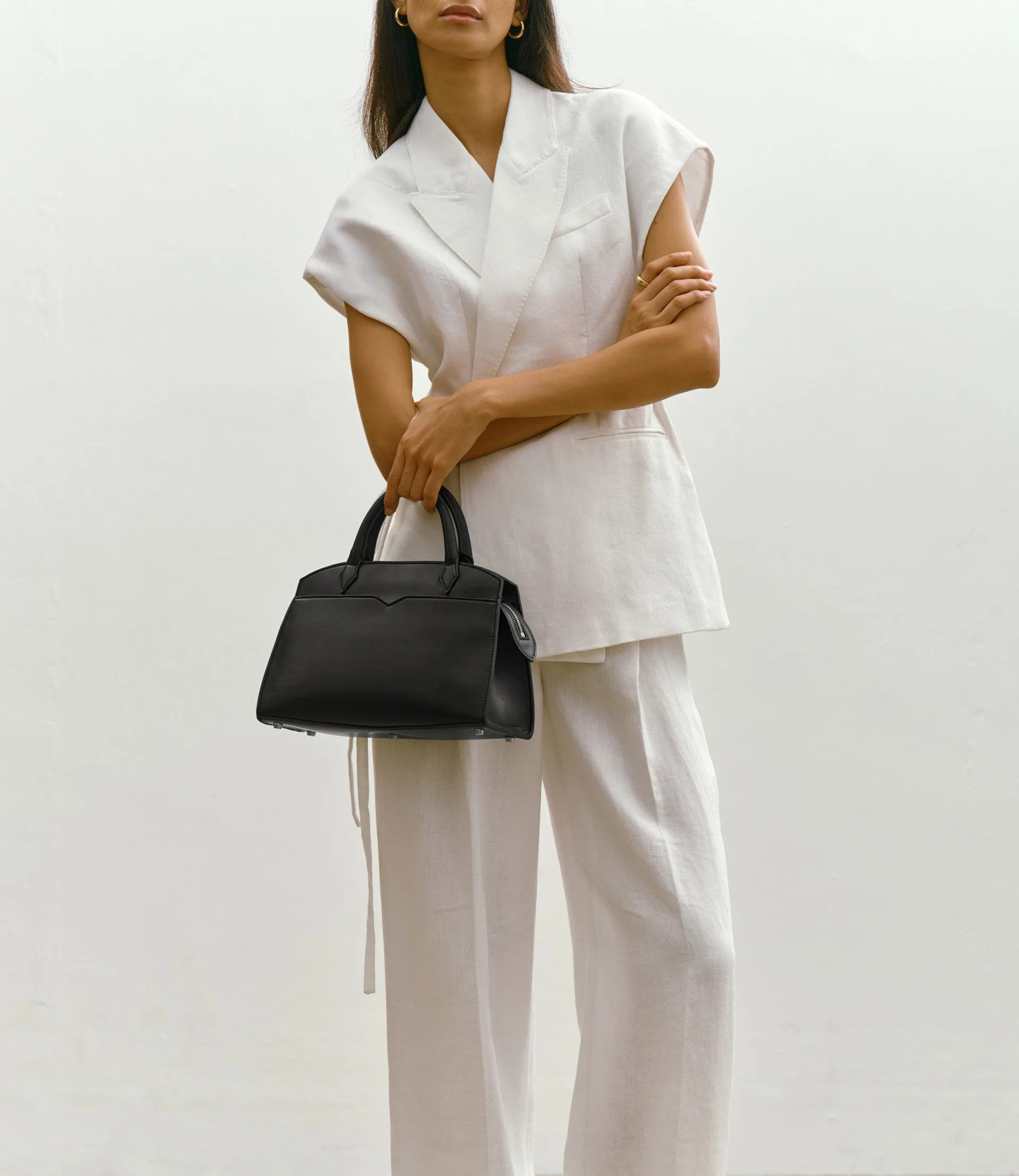 Metier Pendulum 30 Buttery Black Nappa Leather Tote