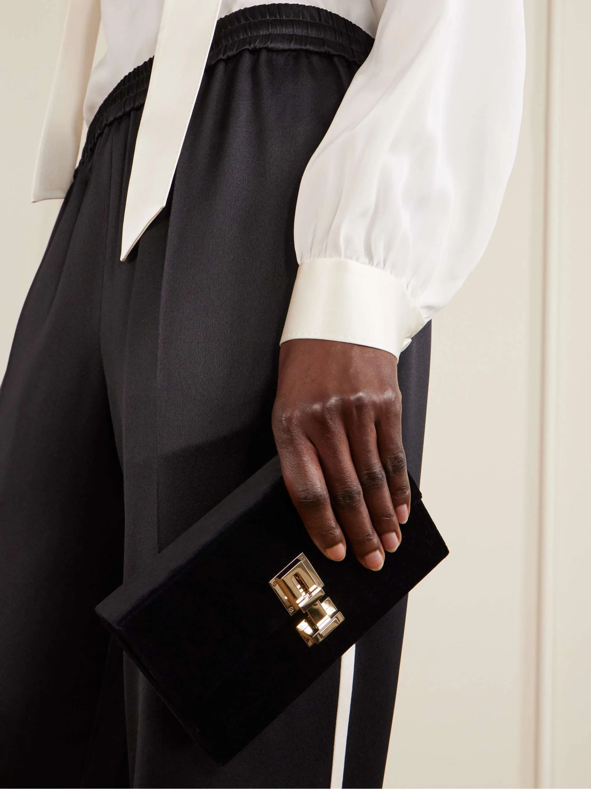 Tom Ford Black Velvet Clutch